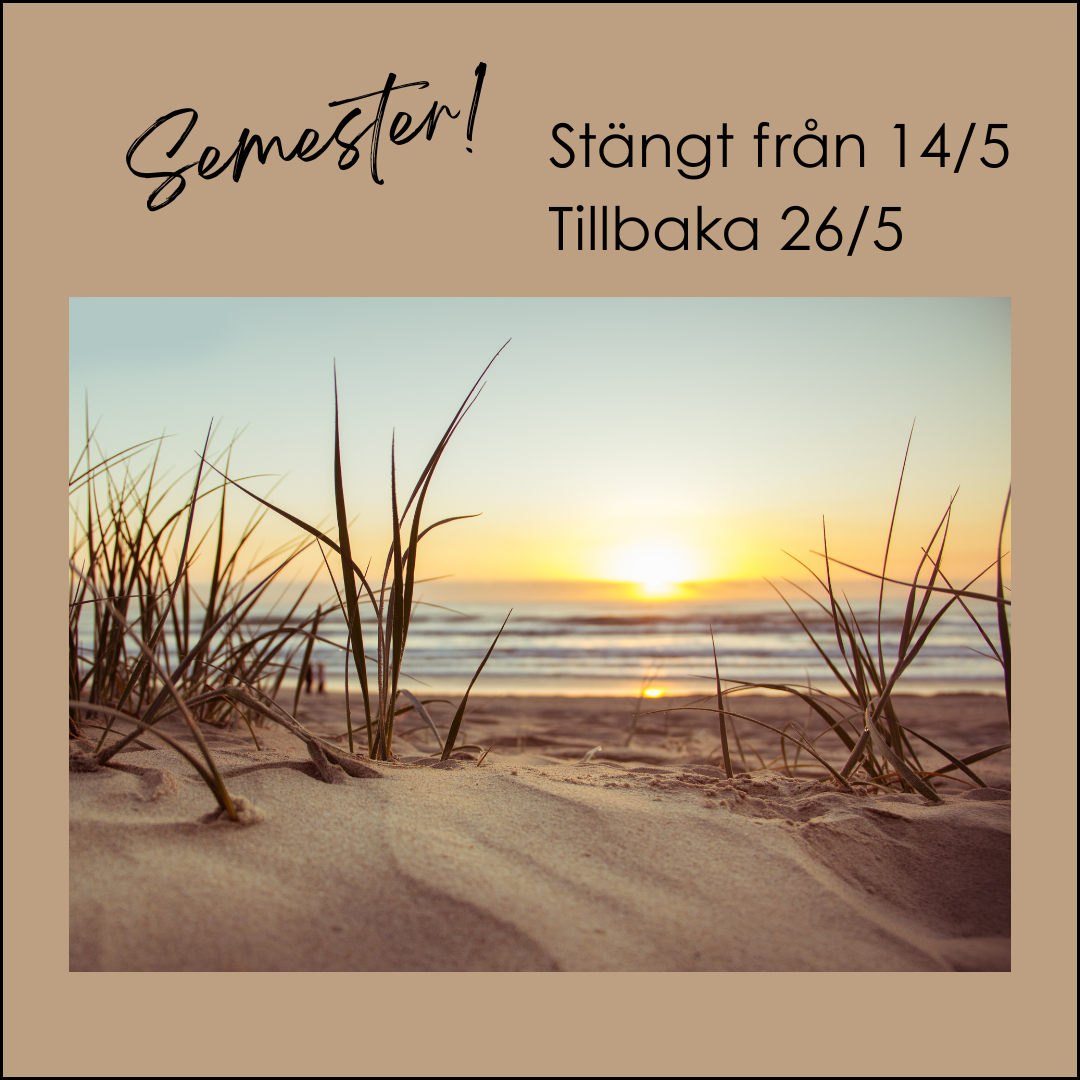 Semesterstängt 14-25/5